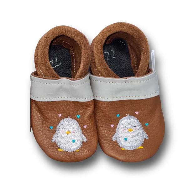 Krabbelschuhe Pinguin